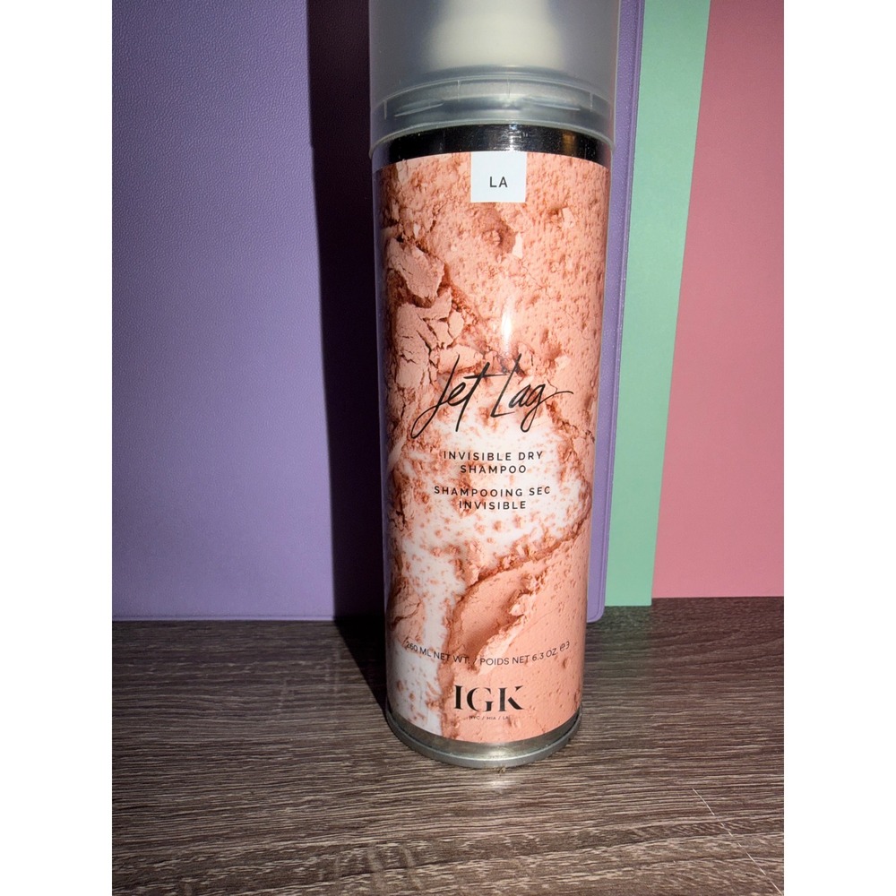 IGK Jet Lag Invisible Dry Shampoo 6.3oz Spray Oil Absorbing Refresh hair care